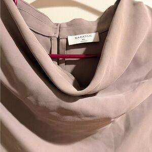 Babaton Dusty Mauve Cowl Neck Blouse